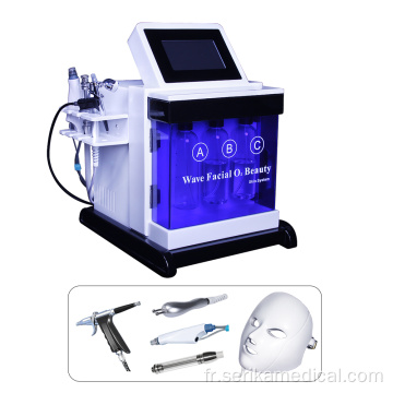 Machine de dermabrasion hydro-fonctionnalité de soins de la peau multifonction